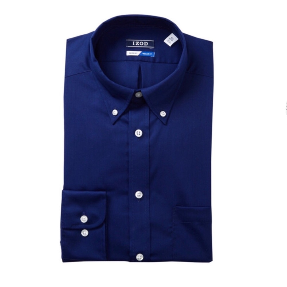 Izod Regular Fit Long Sleeve Button Down Shirt